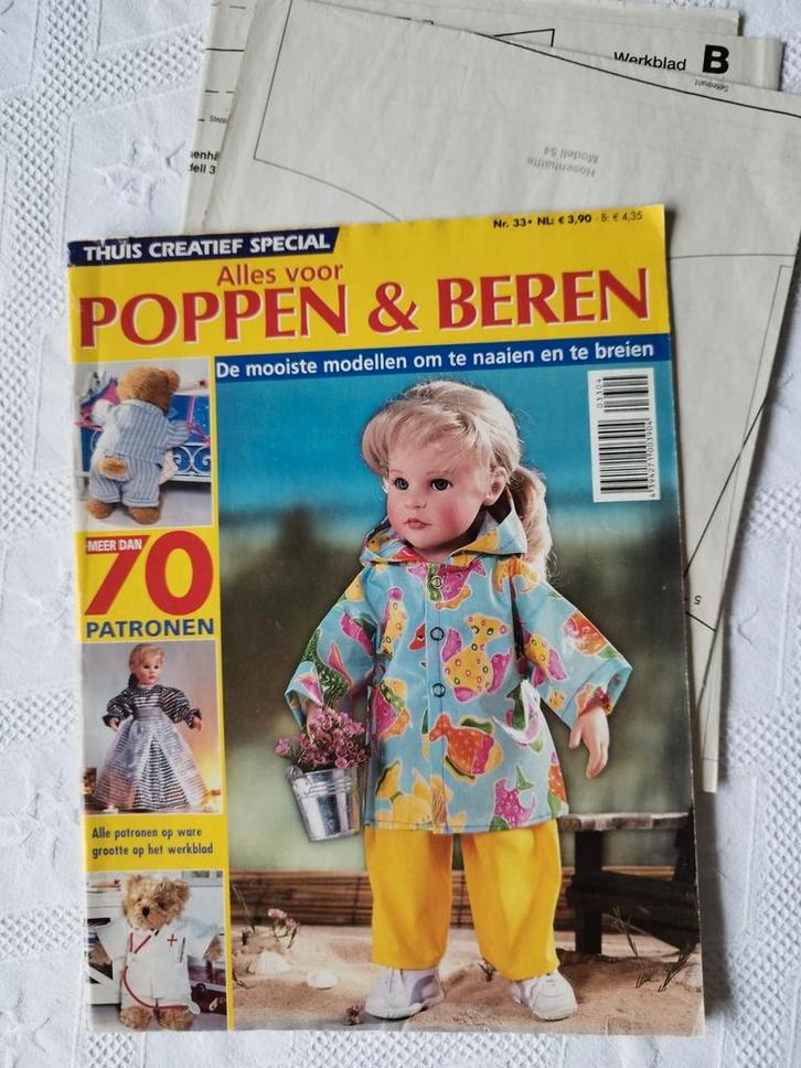 Poppen en beren modeblad, Thuis Creatief Special van 2004, Hobby en Vrije tijd, Kledingpatronen, Gebruikt, Overige merken, Ophalen of Verzenden