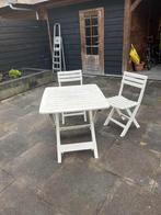 bistroset, Tuin en Terras, Tuinsets en Loungesets, Ophalen, Zo goed als nieuw, Kunststof, 2 zitplaatsen