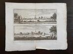 Jaarsveld en Streefkerk gravures van de Overyde der Lek., Antiek en Kunst, Kunst | Etsen en Gravures, Ophalen of Verzenden