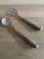 Vintage sla couvert met een barok/oosters tintje, Antiek en Kunst, Antiek | Bestek, Ophalen of Verzenden