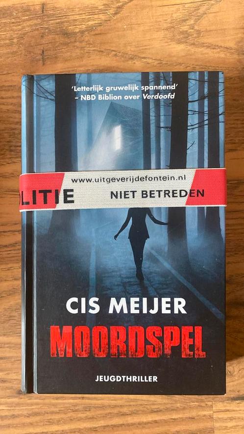Cis Meijer - Moordspel, Boeken, Kinderboeken | Jeugd | 13 jaar en ouder, Zo goed als nieuw, Ophalen of Verzenden