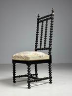 Franse Bobbin Stoel zwart