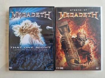 MEGADETH setje [DVD] Rock muziek  beschikbaar voor biedingen