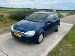 Opel Corsa 1.2 16V 3D automaat 2004 Blauw nieuw apk!, Auto's, 450 kg, 74 pk, Blauw, Origineel Nederlands