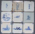 Diverse antieke tegels., Antiek en Kunst, Antiek | Wandborden en Tegels, Verzenden