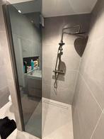 Douchewand gunmetal 40 cm, Ophalen, Zo goed als nieuw