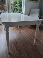 Witte IKEA Rosentorp Tafel, Ophalen, Vijf personen of meer, Rechthoekig, 50 tot 100 cm