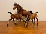 Breyer vintage merrie met 2 veulens, Verzamelen, Ophalen of Verzenden, Zo goed als nieuw, Paard, Beeldje of Figuurtje