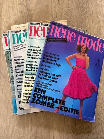 Neue Mode vintage tijdschriften uit de jaren 80' beschikbaar voor biedingen