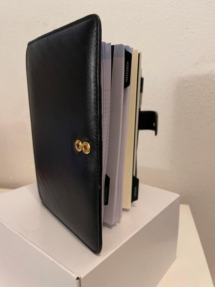 Filofax Personal Size Agenda zwart leer, nieuwe inserts 2026, Diversen, Agenda's, Zo goed als nieuw, Ophalen of Verzenden