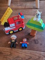 LEGO Duplo 10901 Brandweerwagen, Ophalen of Verzenden, Zo goed als nieuw, Speelset