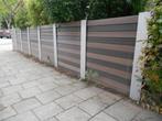 15x Tuinpalen van meter lengte (kop 10x9cm) composiet bieden, Ophalen, Nieuw, Overige materialen, Tuinhek