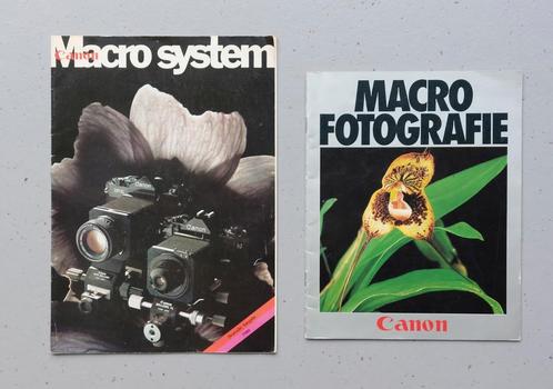 Canon FD Macro-system en Canon Macro-fotografie IZGST, Boeken, Catalogussen en Folders, Zo goed als nieuw, Catalogus, Ophalen of Verzenden