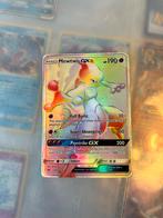 Mewtwo GX - Rainbow Rare - Gebruikt, Hobby en Vrije tijd, Verzamelkaartspellen | Pokémon, Ophalen of Verzenden, Gebruikt, Losse kaart