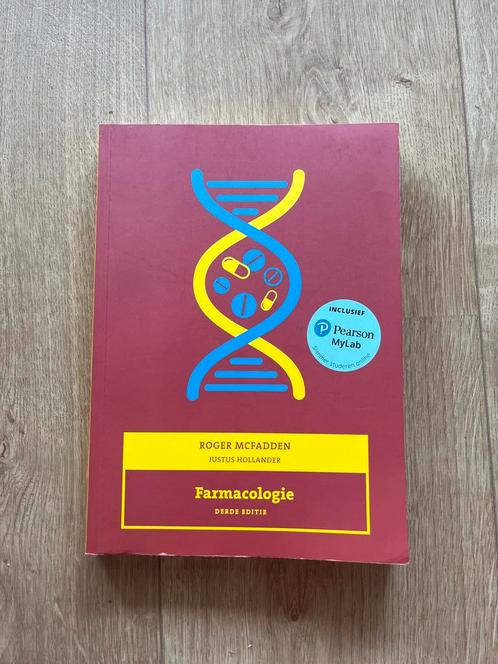 Farmacologie McFadden/Hollander (3e editie), Boeken, Studieboeken en Cursussen, Zo goed als nieuw, HBO, Beta, Ophalen of Verzenden
