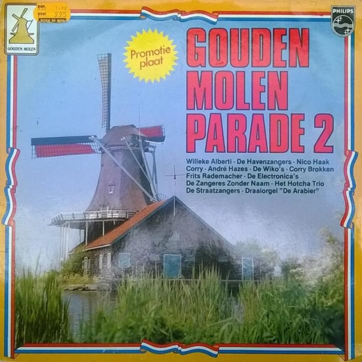 Gouden Molen Parade 2, Cd's en Dvd's, Vinyl | Nederlandstalig, Gebruikt, Levenslied of Smartlap, Overige formaten, Ophalen of Verzenden