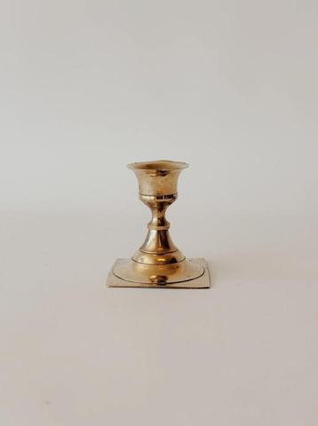 ANTIEKE/VINTAGE MESSING KANDELAAR | 7 CM beschikbaar voor biedingen