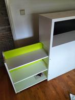 Ikea hoofdeinde bed, Huis en Inrichting, Gebruikt, Kunststof, Met lade(s), Minder dan 100 cm