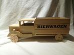 Houten Bier vrachtwagen 40 x 14 x15 cm, Ophalen of Verzenden, Bus of Vrachtwagen, Zo goed als nieuw