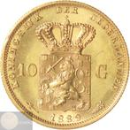 Nederland - 10 Gulden / tientje 1889 Willem III - GOUD, Postzegels en Munten, Munten | Nederland, Goud, Ophalen of Verzenden, Koning Willem III