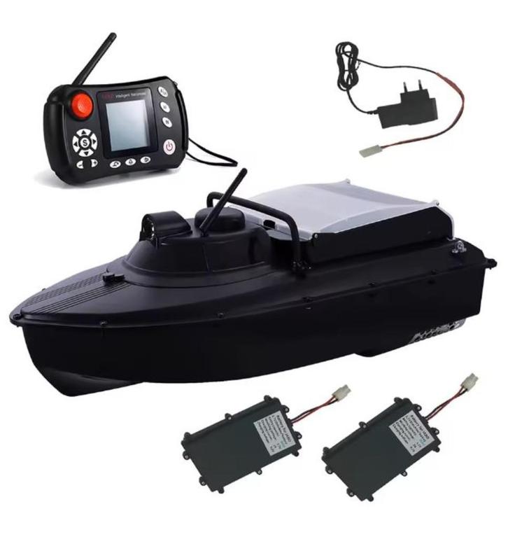 Voerboot Auto-Navigatie GPS Dieptemeter Fishfinder 2 Accu's!, Watersport en Boten, Hengelsport | Karpervissen, Nieuw, Ophalen of Verzenden