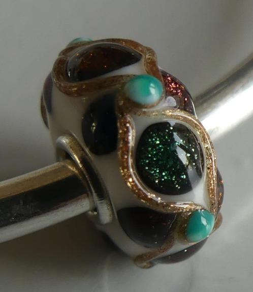 Trollbeads PRACHTIG KERST UNIEKJE  **NIEUW**, Sieraden, Tassen en Uiterlijk, Bedels, Nieuw, Trollbeads, Zilver, 1 bedel, Verzenden