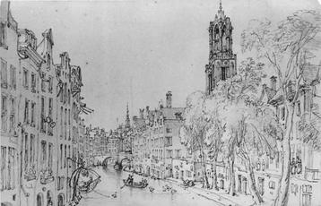 (300-102-011) Nederland Oudegracht Stadhuisbrug beschikbaar voor biedingen