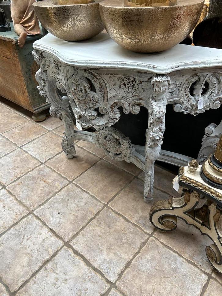 Antieke Trumeau met Putti, Antiek en Kunst, Antiek | Meubels | Tafels, Ophalen