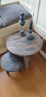 Vintage Tafeltjes - Set van 2, Ophalen of Verzenden