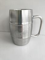 RVS mok Grolsch - biermok - pul - bierpul, Verzamelen, Biermerken, Ophalen of Verzenden, Zo goed als nieuw, Pul(len), Grolsch