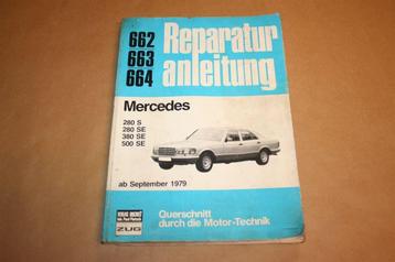 Mercedes Reparatur Anleitung 280 t/m 500SE - 1979