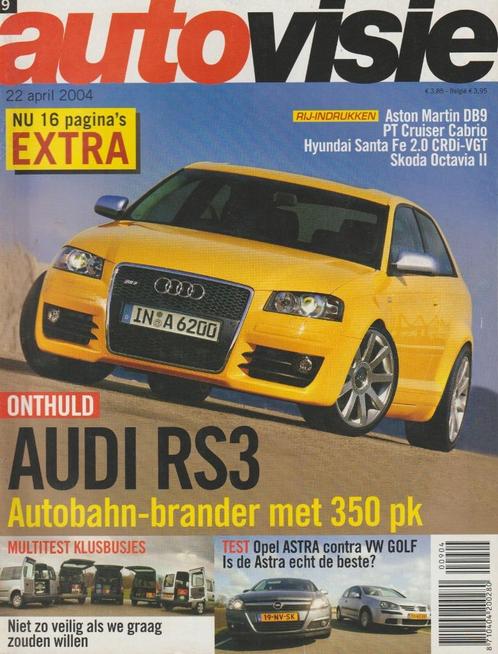 Audi RS3 in Autovisie 2004, Boeken, Auto's | Folders en Tijdschriften, Gelezen, Audi, Ophalen of Verzenden