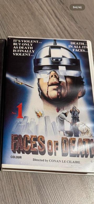 Faces of Death VHS - Cult Klassieker! beschikbaar voor biedingen