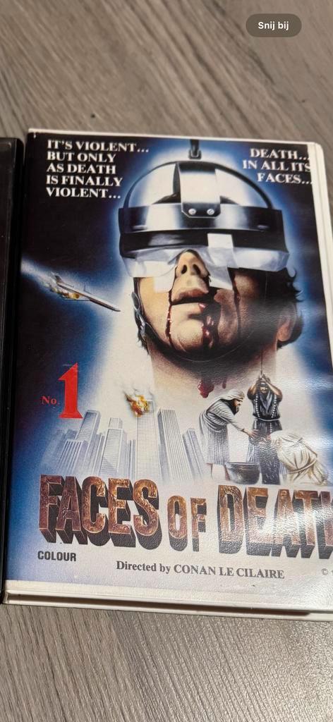 Faces of Death VHS - Cult Klassieker!, Cd's en Dvd's, VHS | Film, Gebruikt, Horror, Vanaf 16 jaar, Ophalen of Verzenden