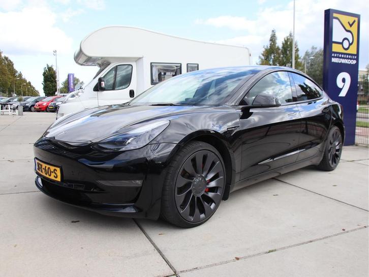Tesla Model 3 Performance AWD 82kWh Autopilot, Warmtepomp, P, Auto's, Tesla, Bedrijf, Te koop, Model 3, 4x4, ABS, Airbags, Airconditioning