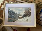 Beatenberg Zwitserland aquarel schilderij, Ophalen