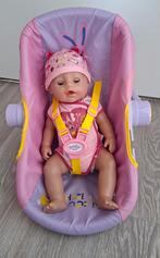 Baby Born met maxi cosi en accessoires, Kinderen en Baby's, Speelgoed | Poppen, Ophalen of Verzenden, Gebruikt, Babypop
