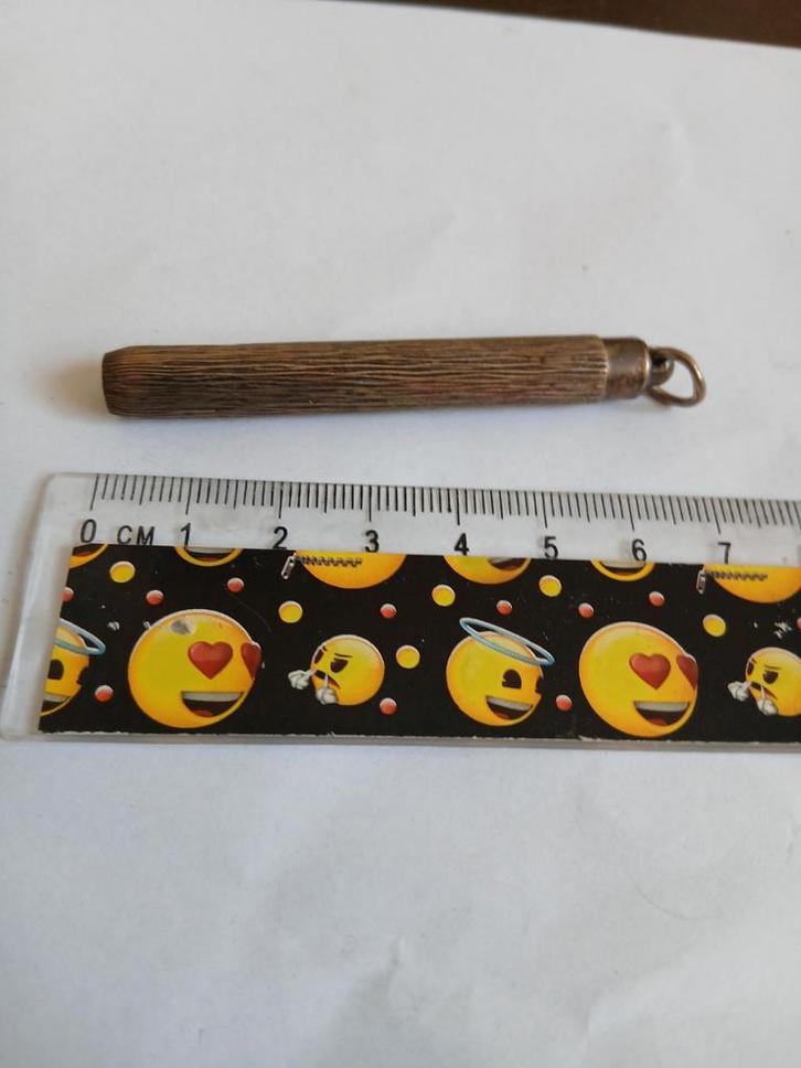 Vintage Metalen Kokertje, Antiek en Kunst, Antiek | Overige Antiek, Ophalen of Verzenden