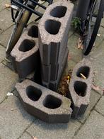 10 Betonblokken - Ideaal voor tuin of bouwproject, Doe-het-zelf en Verbouw, Metselstenen, Ophalen of Verzenden, Gebruikt, Beton