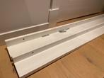2x IKEA Mosslanda wandplanken 115cm - wit, Huis en Inrichting, Woonaccessoires | Wandplanken en Boekenplanken, Ophalen of Verzenden