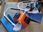 abdominale roller buikspierapparaat oranje en blauw nieuw, Nieuw, Buik, Overige typen, Ophalen of Verzenden