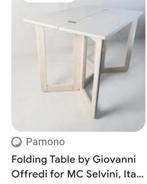 Italy design Sidetable / uitklapbare Tafel, Huis en Inrichting, Tafels | Sidetables, Ophalen, Zo goed als nieuw, 25 tot 50 cm