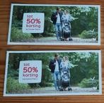 CENTERPARCS KORTINGSBONNEN,  nog 1 code !, Tickets en Kaartjes, Kortingen en Cadeaubonnen, Drie personen of meer, Kortingsbon