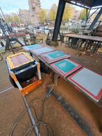 Zeefdruk Set - 5 Ramen, Belichting, UV Lamp, Ophalen of Verzenden