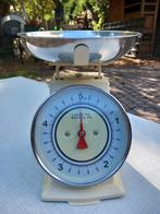 Retro keukenweegschaal 5 kg roomwit, Minder dan 10 kg, Keukenweegschaal, 1 tot 500 gram, Ophalen of Verzenden