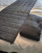 TE KOOP  2 verzwaringsdekens, Ophalen, Zo goed als nieuw, Eenpersoons, Dekbedovertrek