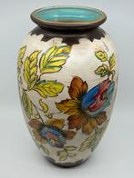 Vintage Hubert Bequet Vaas - Handbeschilderd, Ophalen of Verzenden