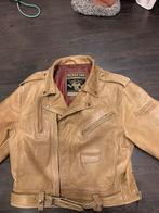 Redskins Leren Jas -, Kleding | Heren, Jassen | Winter, Ophalen of Verzenden, Gedragen, Overige maten, Beige