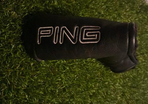 PING TOUR BLADE PUTTER HEADCOVER / HOES  -  ZWART, Sport en Fitness, Golf, Zo goed als nieuw, Club, Ping, Ophalen