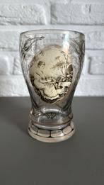 Antiek glas kristal bokaal boheems haida beker, Antiek en Kunst, Ophalen of Verzenden